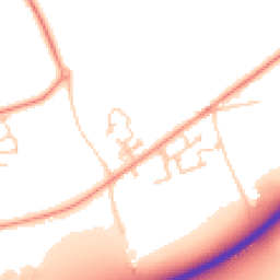 Daytime road noise heatmap for PO18 0SW