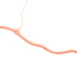 Night-time road noise heatmap for PO18 8AJ