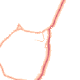 Daytime road noise heatmap for PO18 8DR