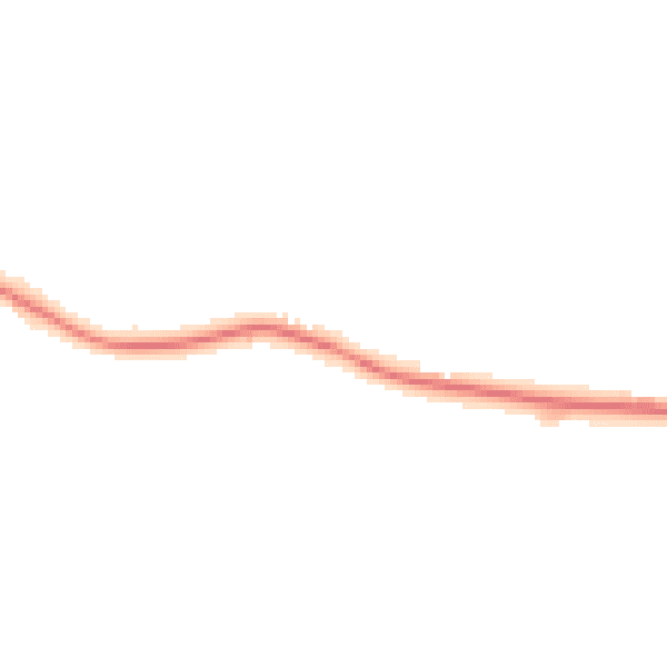 Night-time road noise heatmap for PO18 8EH
