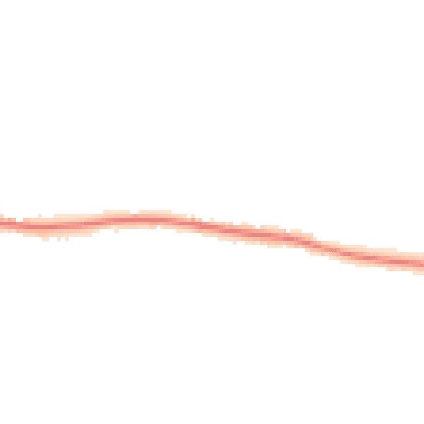 Night-time road noise heatmap for PO18 8GA