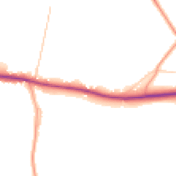 Daytime road noise heatmap for PO18 8GB