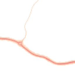 Night-time road noise heatmap for PO18 8JR