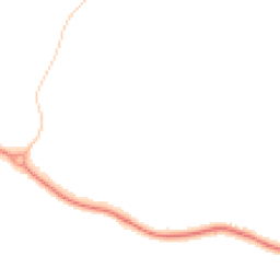 Night-time road noise heatmap for PO18 8JZ