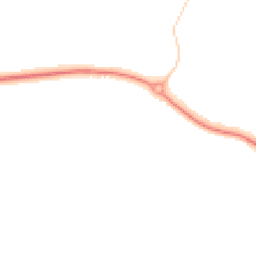 Night-time road noise heatmap for PO18 8NN