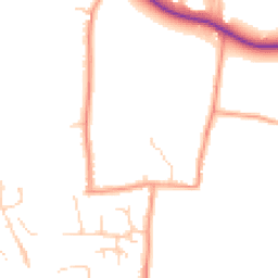 Daytime road noise heatmap for PO18 8PD
