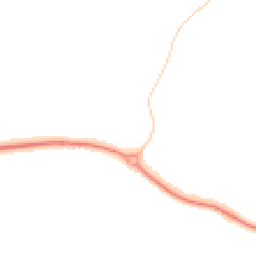 Night-time road noise heatmap for PO18 8PX
