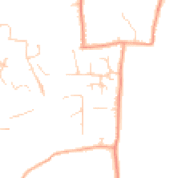 Daytime road noise heatmap for PO18 8QT