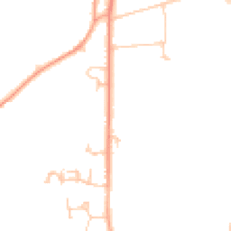 Daytime road noise heatmap for PO18 8RF