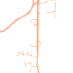 Daytime road noise heatmap for PO18 8RG