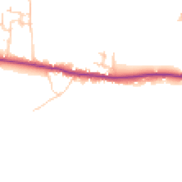 Daytime road noise heatmap for PO18 8RU