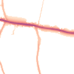 Daytime road noise heatmap for PO18 8TH