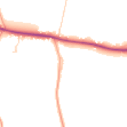 Daytime road noise heatmap for PO18 8TJ