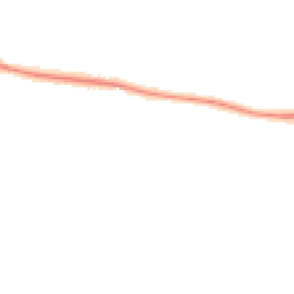 Night-time road noise heatmap for PO18 8TJ