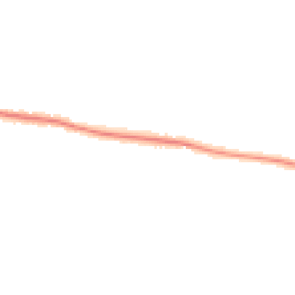 Night-time road noise heatmap for PO18 8TP