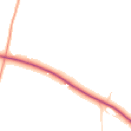 Daytime road noise heatmap for PO18 9AP