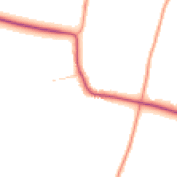 Daytime road noise heatmap for PO18 9AS
