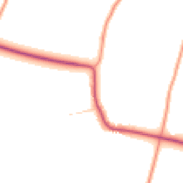 Daytime road noise heatmap for PO18 9AX