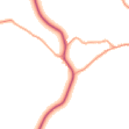 Daytime road noise heatmap for PO18 9EA