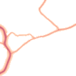 Daytime road noise heatmap for PO18 9EE