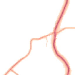 Daytime road noise heatmap for PO18 9ES
