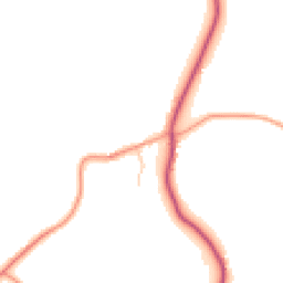 Daytime road noise heatmap for PO18 9ET