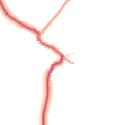 Daytime road noise heatmap for PO18 9EY