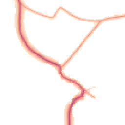 Daytime road noise heatmap for PO18 9HE