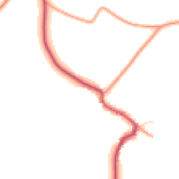 Daytime road noise heatmap for PO18 9HF