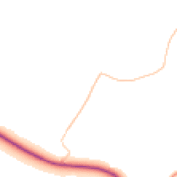 Daytime road noise heatmap for PO18 9HY