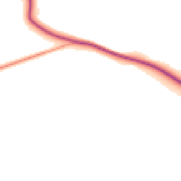 Daytime road noise heatmap for PO18 9JB