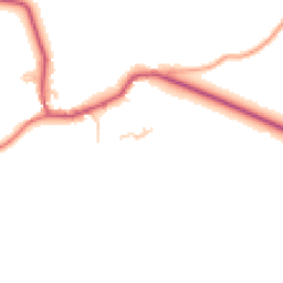 Daytime road noise heatmap for PO18 9LB