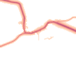 Daytime road noise heatmap for PO18 9LH