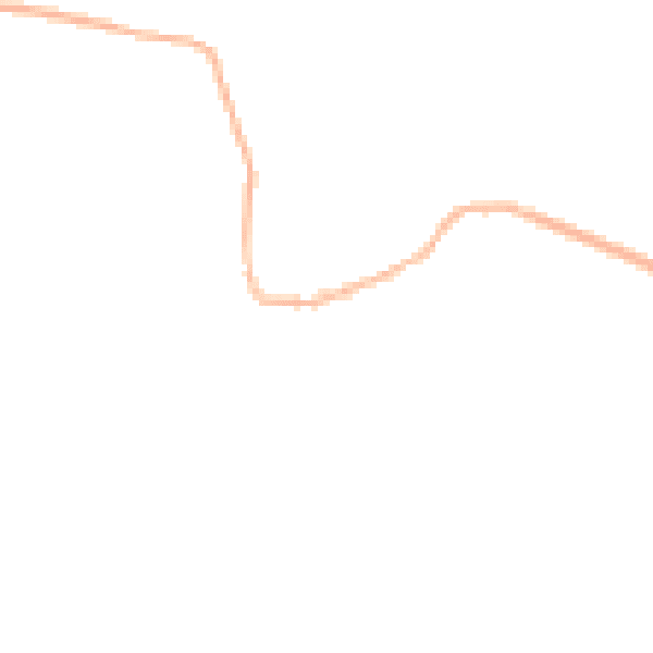 Night-time road noise heatmap for PO18 9LJ
