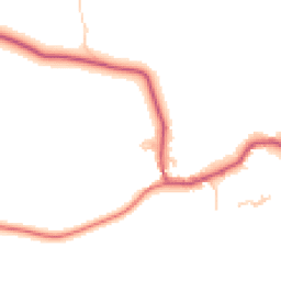 Daytime road noise heatmap for PO18 9LP