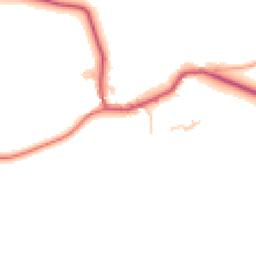 Daytime road noise heatmap for PO18 9LU