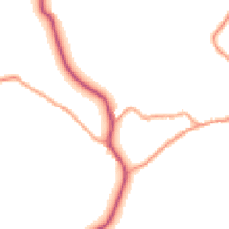 Daytime road noise heatmap for PO18 9QA