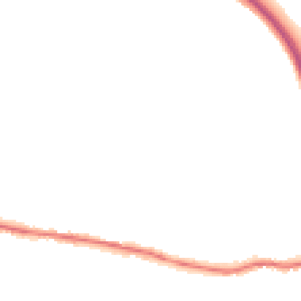 Night-time road noise heatmap for PO19 3DF