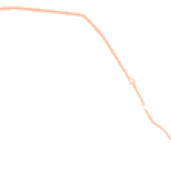 Night-time road noise heatmap for PO19 3GG