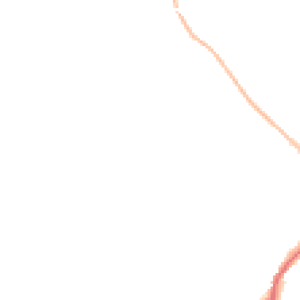 Night-time road noise heatmap for PO19 3LD