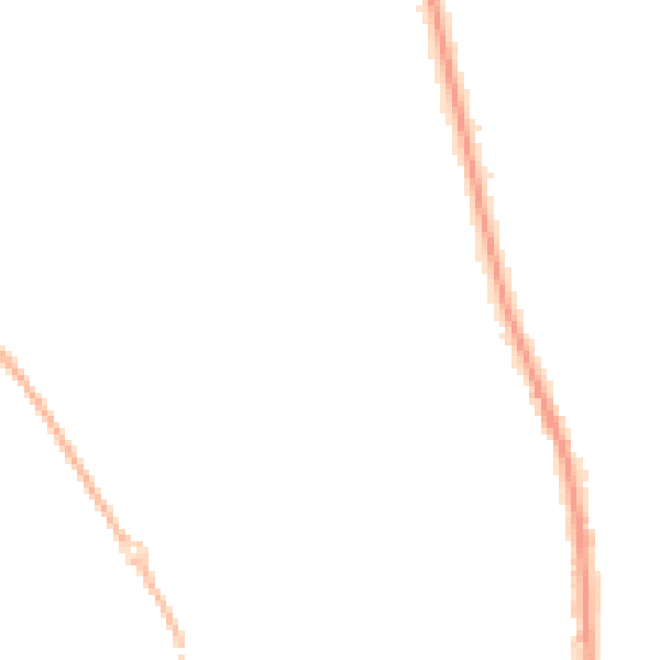 Night-time road noise heatmap for PO19 5EA