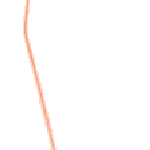 Night-time road noise heatmap for PO19 5NZ
