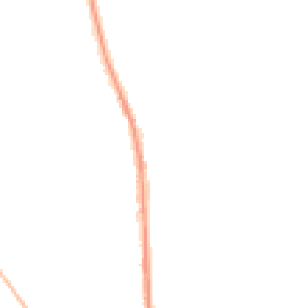 Night-time road noise heatmap for PO19 6DN
