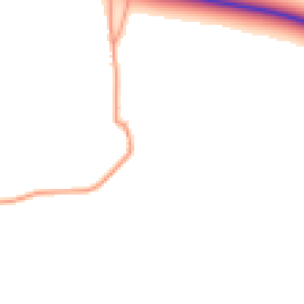 Daytime road noise heatmap for PO20 1EE