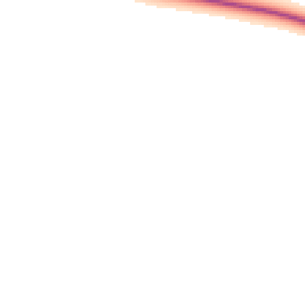Night-time road noise heatmap for PO20 1EE