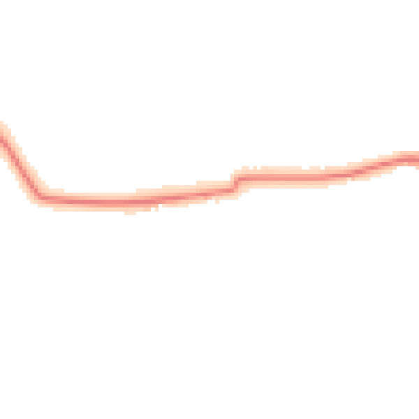 Night-time road noise heatmap for PO20 1JG