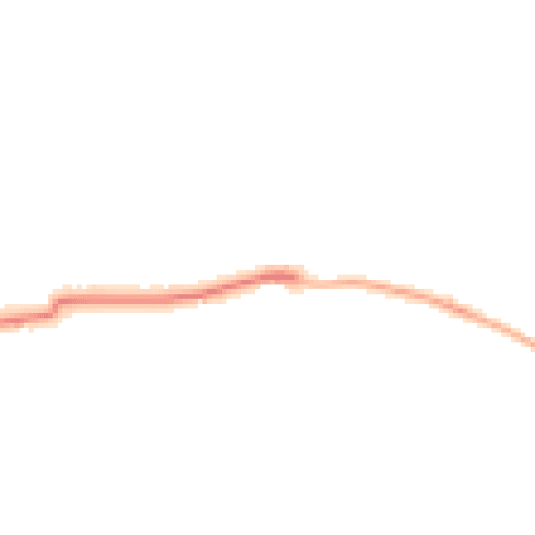 Night-time road noise heatmap for PO20 1LD