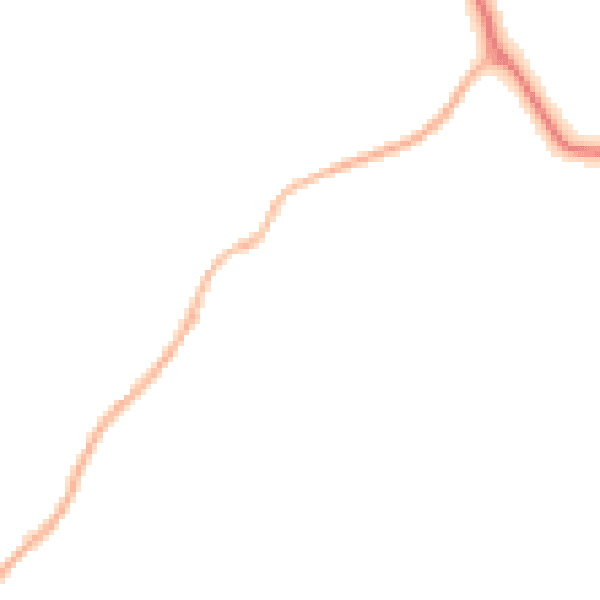 Night-time road noise heatmap for PO20 1NQ
