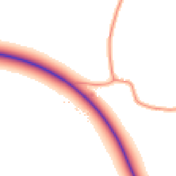 Daytime road noise heatmap for PO20 2BJ