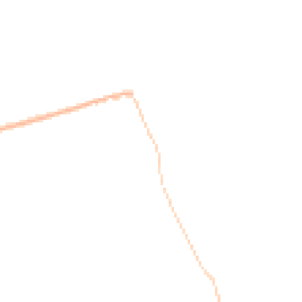 Night-time road noise heatmap for PO20 2BN